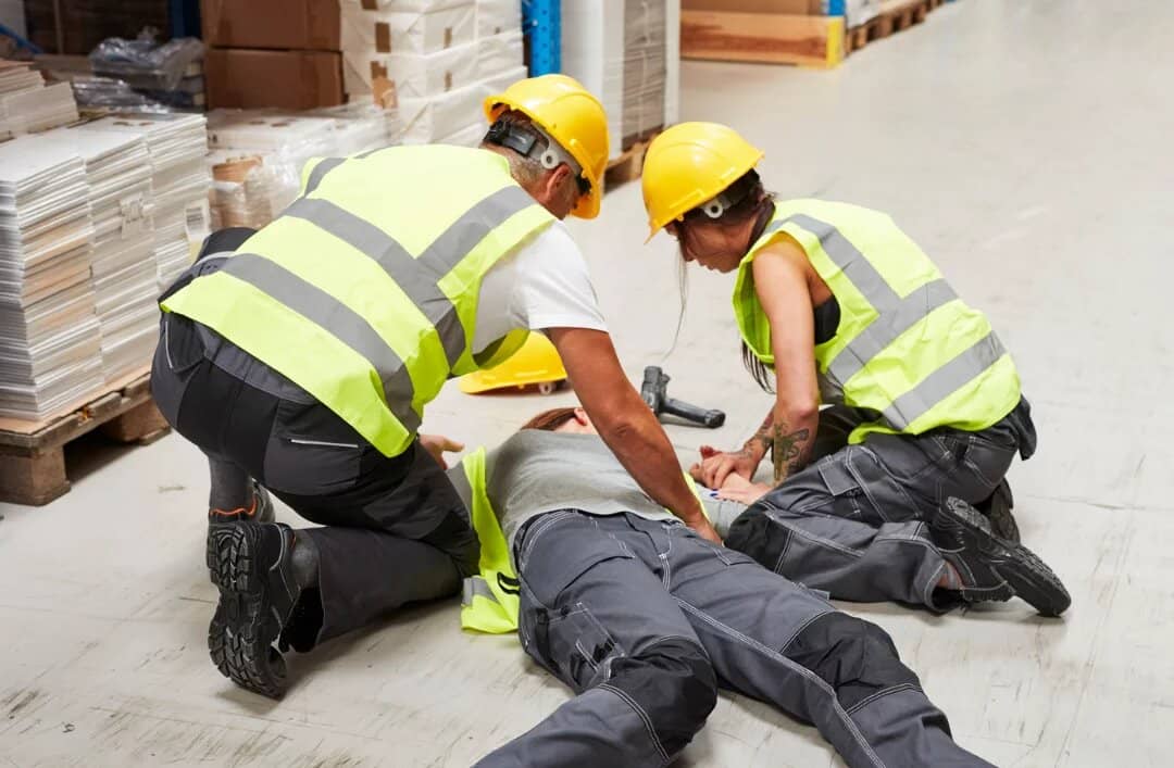 Un accident dans une entreprise